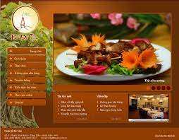website nhà hàng