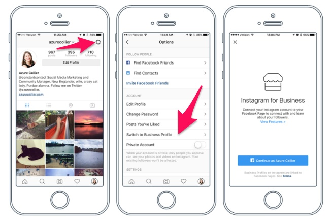 Instagram Marketing Guide: 10 Tips That Actually Work - Bài viết kiến thức mới nhất 2024 2 Instructions on how to switch to a business profile on Instagram.