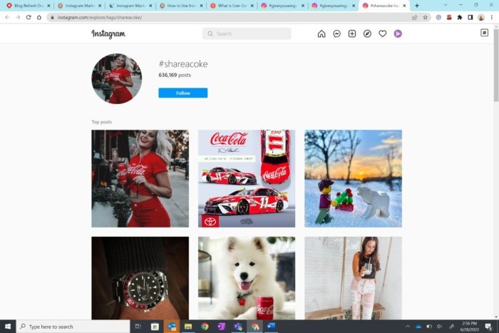 Instagram Marketing Guide: 10 Tips That Actually Work - Bài viết kiến thức mới nhất 2024 22 An overview of the Instagram hashtag #shareacoke