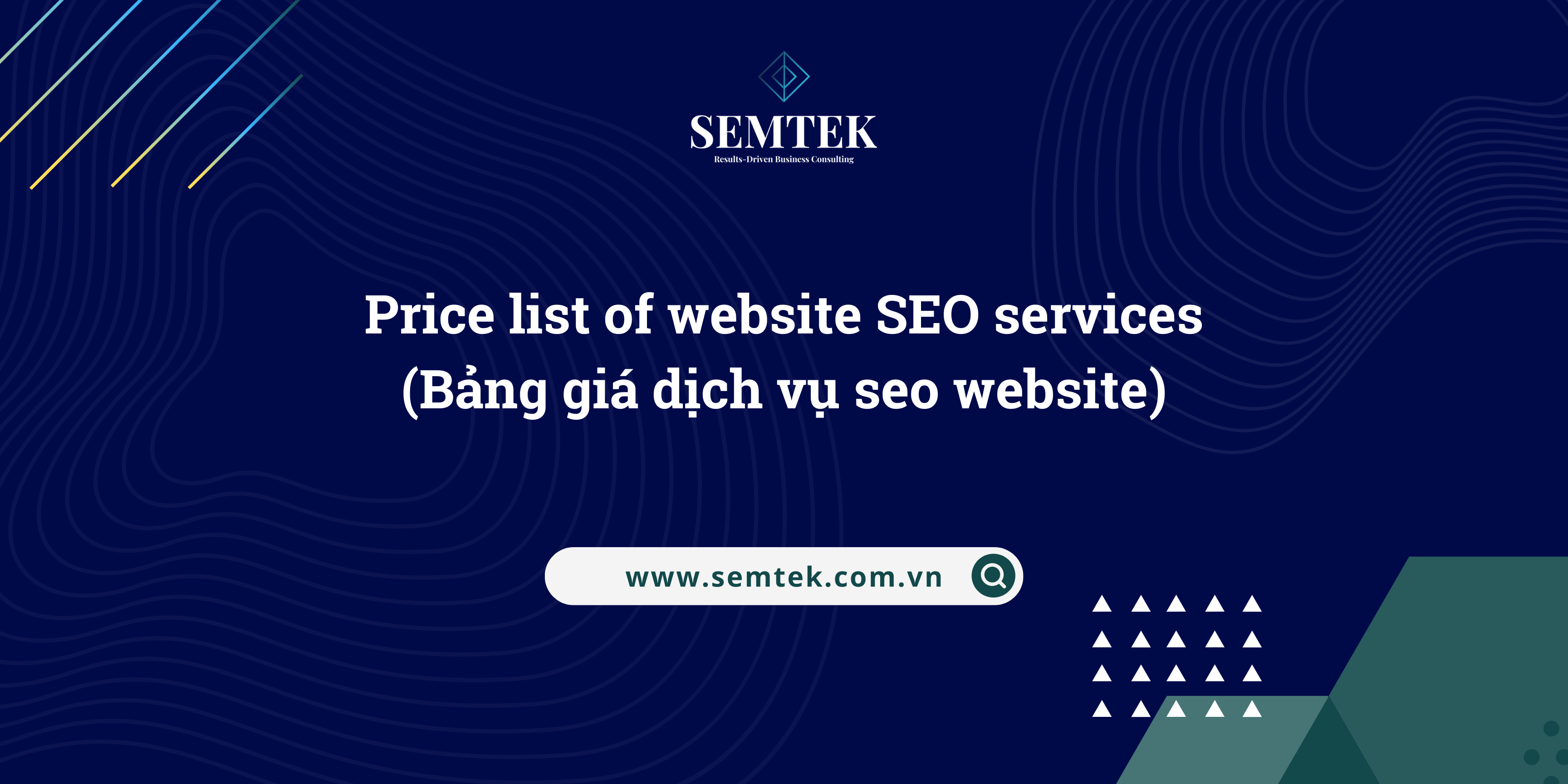 giá dịch vụ seo