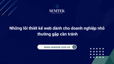 lỗi thiết kế website