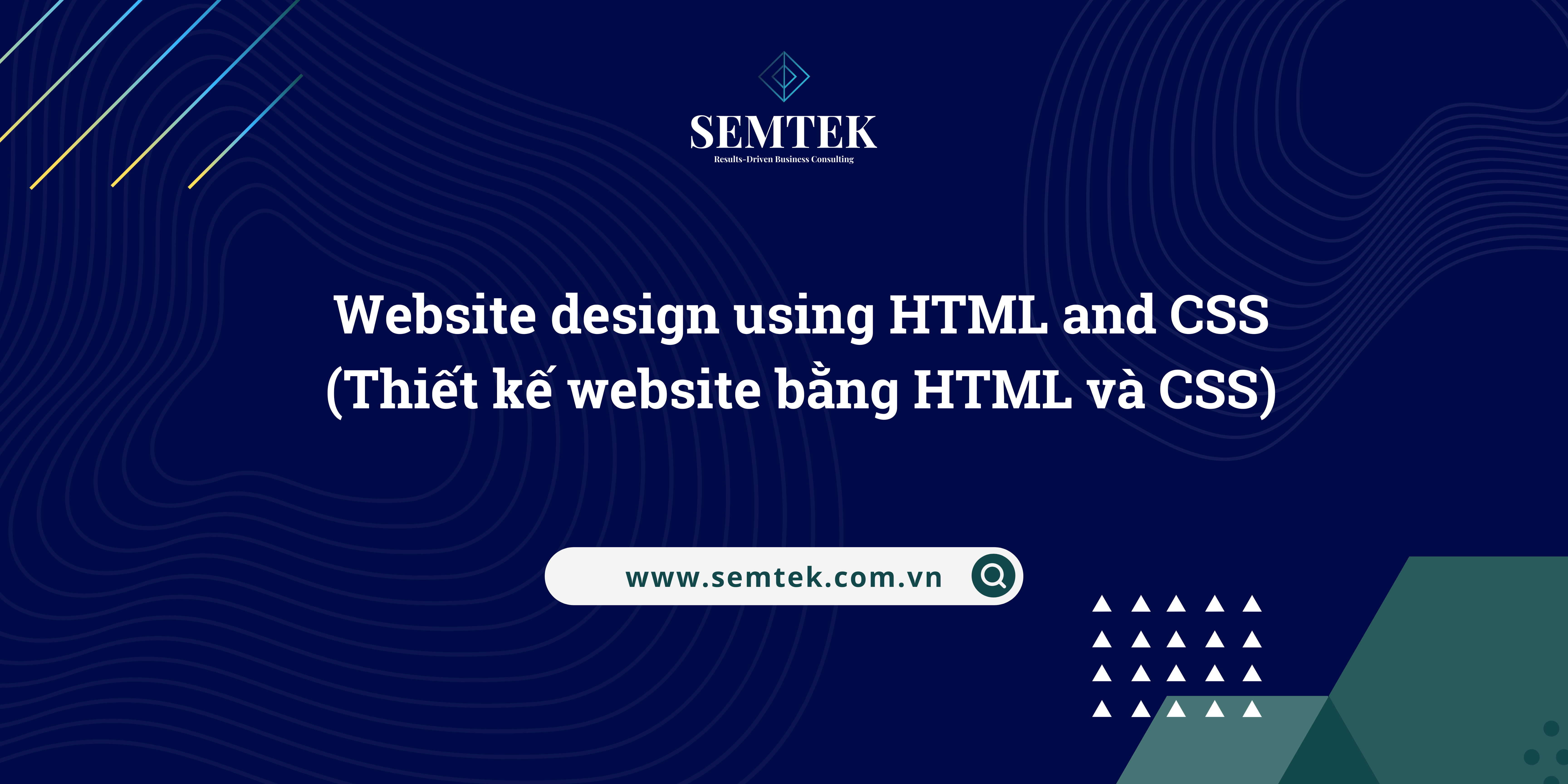 thiết kế website bằng html và css
