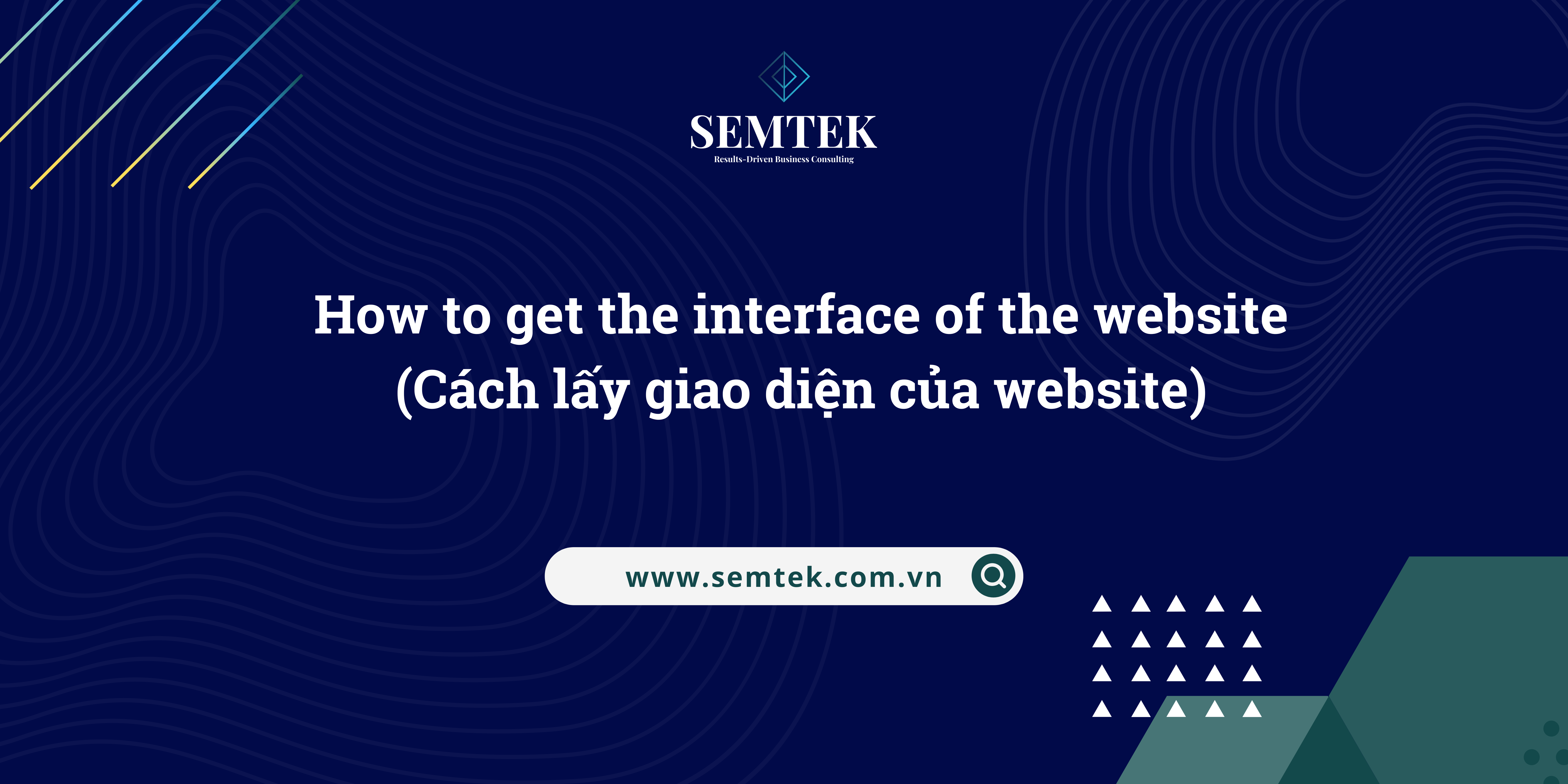 cách lấy giao diện của website