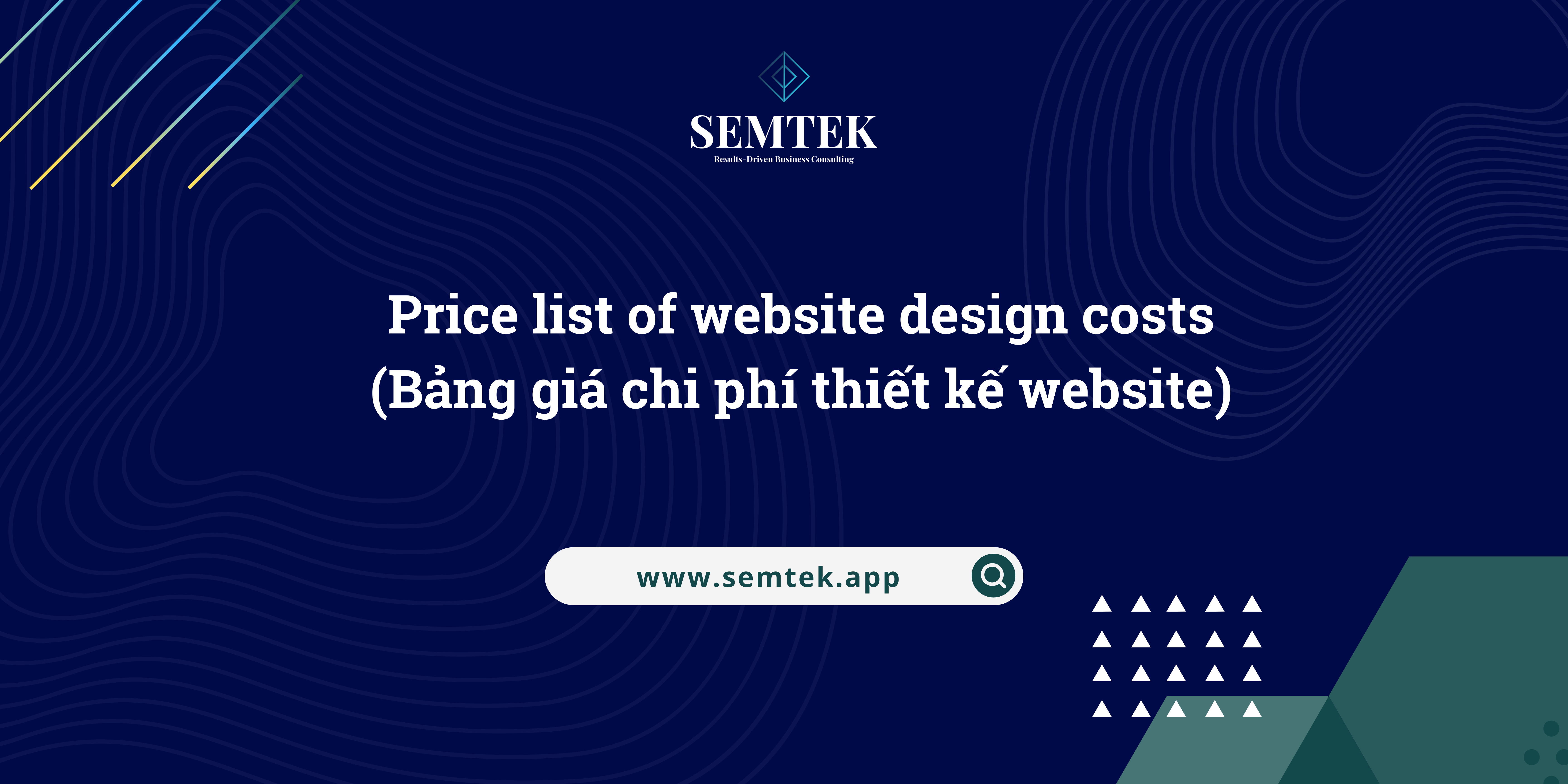 chi phí thiết kế website