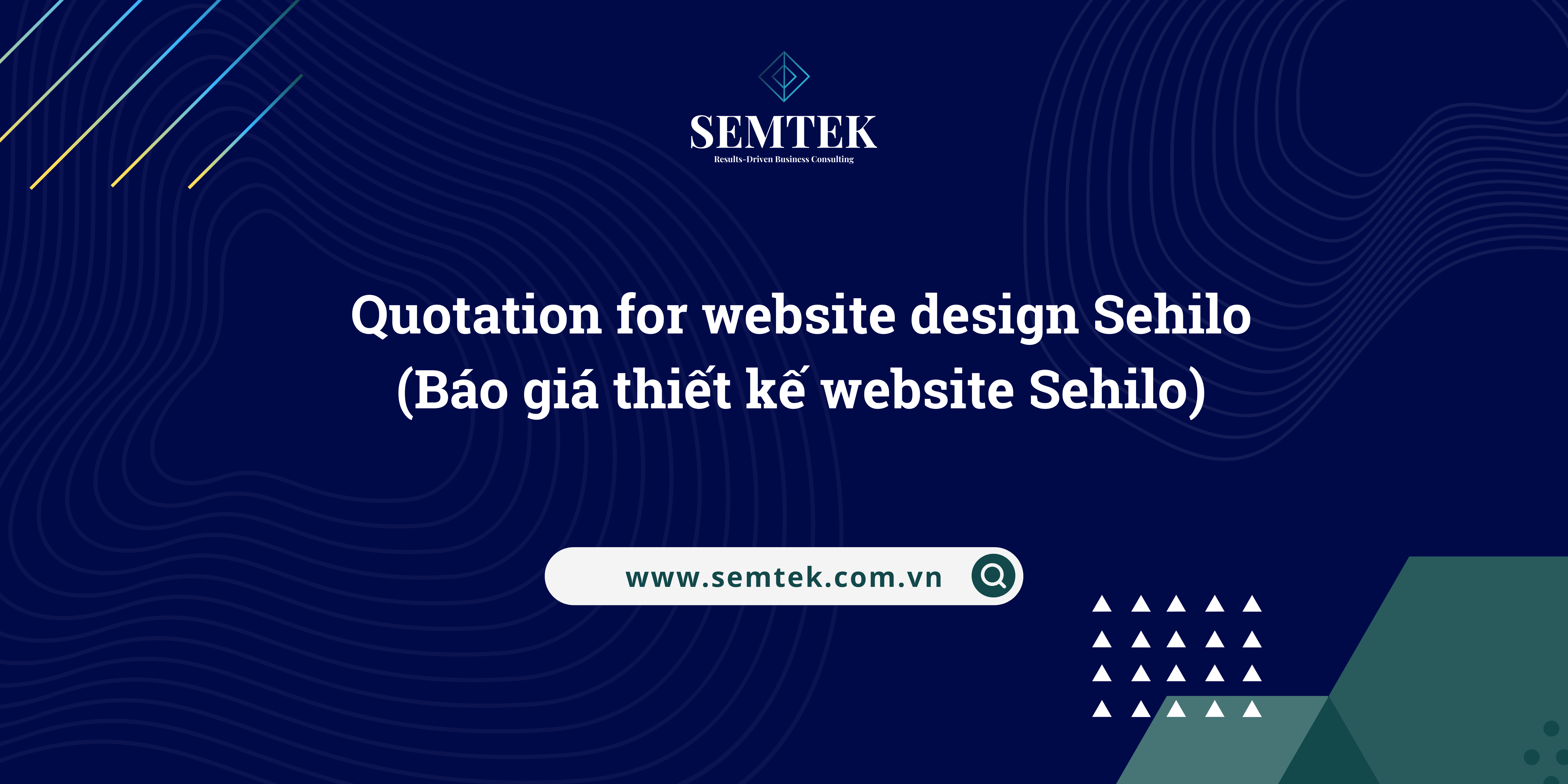 báo giá thiết kế website sehilo