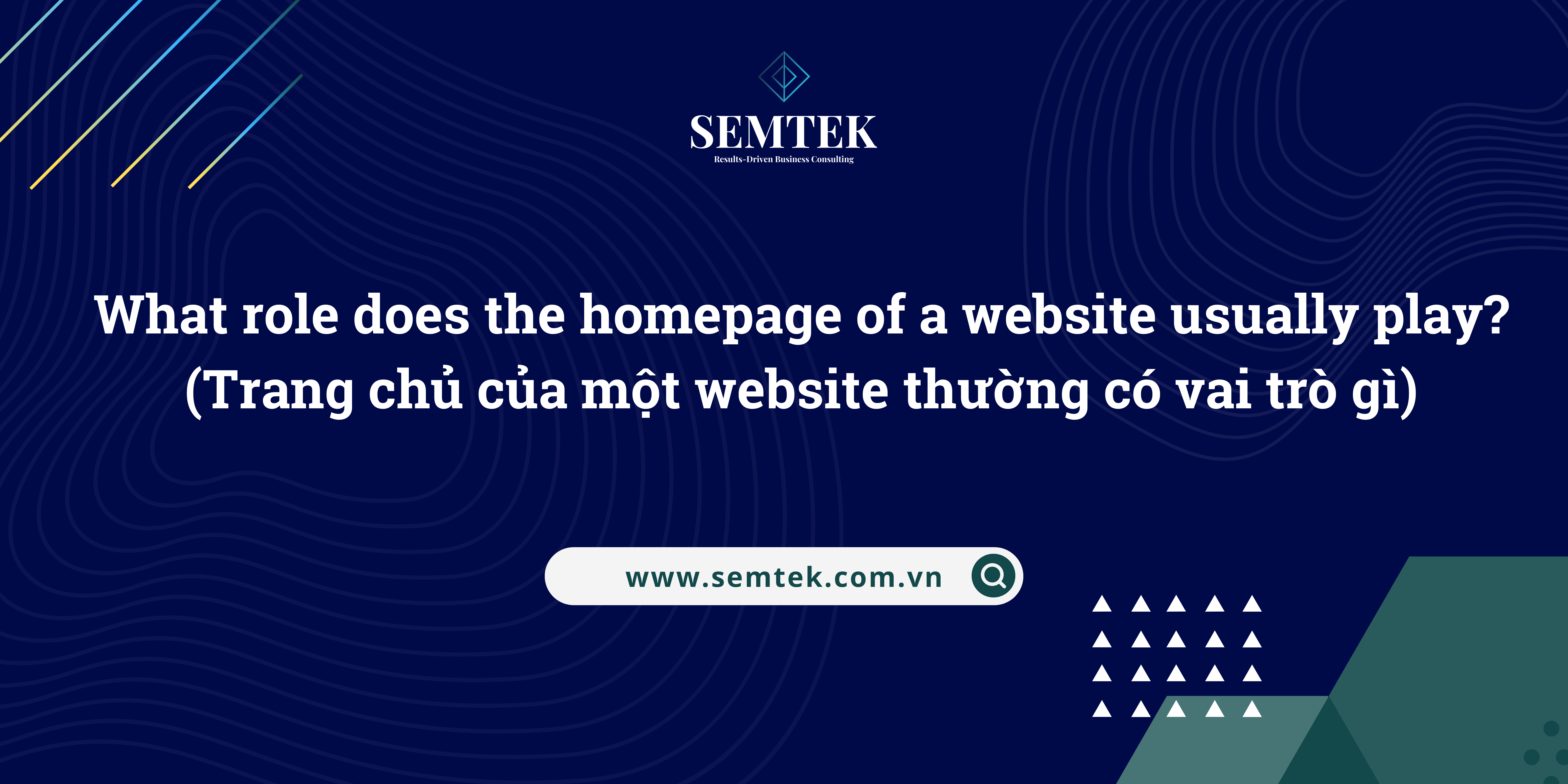 trang chủ của một website thường có vai trò gì